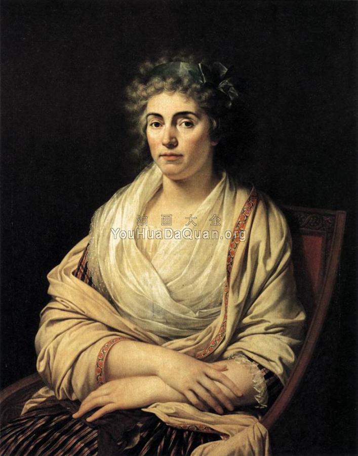 Portrait Of The Countess D Albany - 弗朗索瓦·泽维尔·法布尔